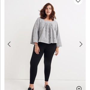 Madewell black pull-on jeans